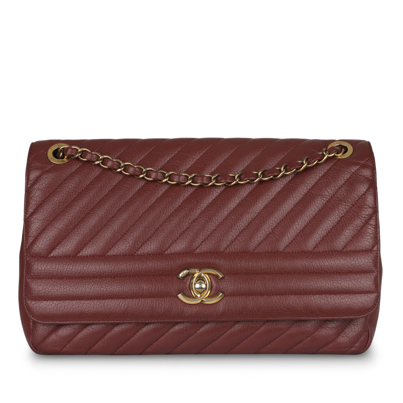 Chanel Calfskin Gold Crossbody