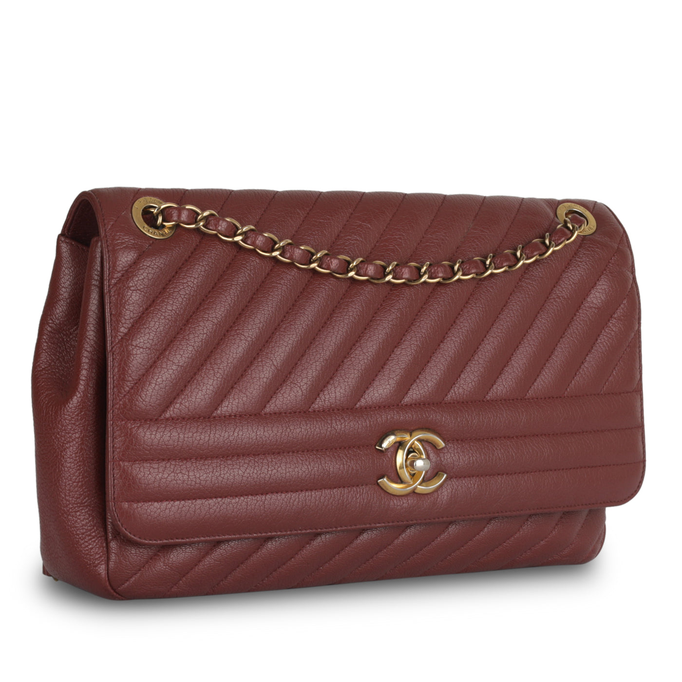 Chanel Calfskin Gold Crossbody