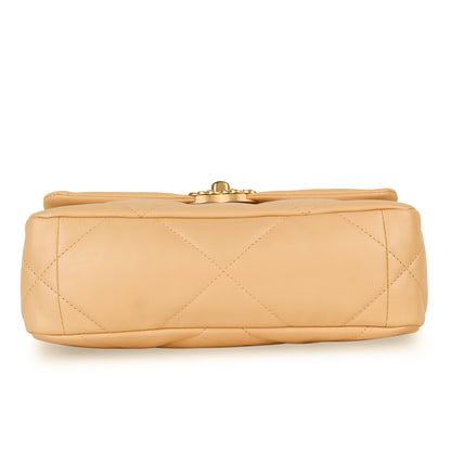 Chanel Chanel 19 Lambskin Gold Shoulder Bag Style 17