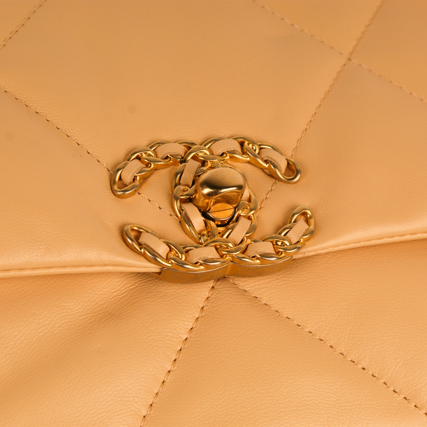 Chanel Chanel 19 Lambskin Gold Shoulder Bag Style 17
