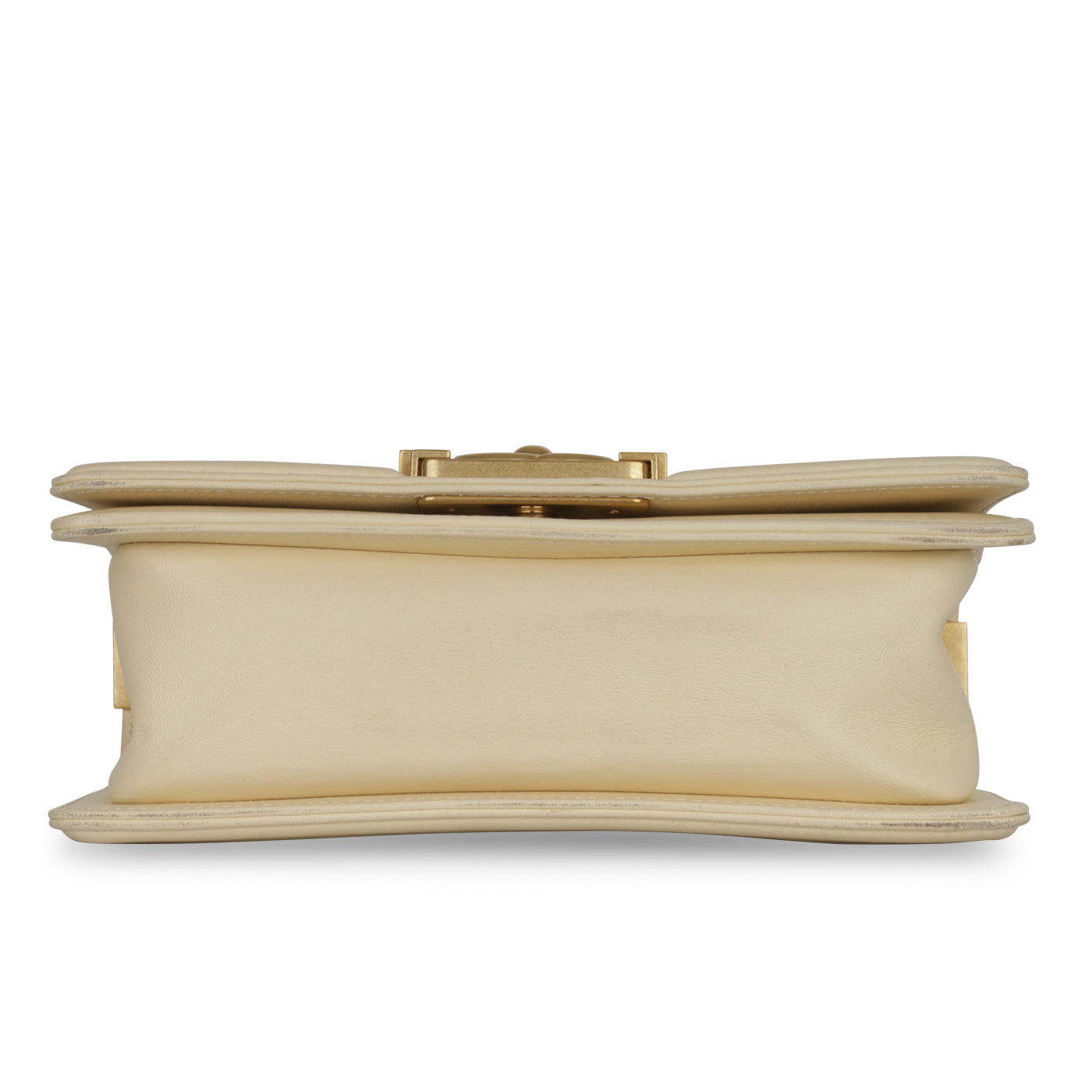Chanel Boy Bag Lambskin Gold Shoulder Bag Style 12