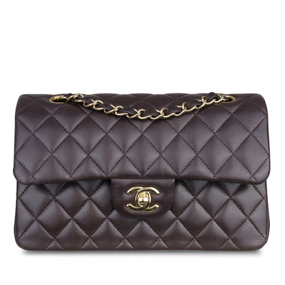 Chanel Classic Flap Lambskin Brown Shoulder Bag Style 11