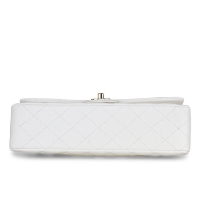 Chanel Medium Classic Flap - White Caviar