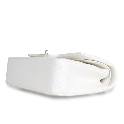Chanel Medium Classic Flap - White Caviar