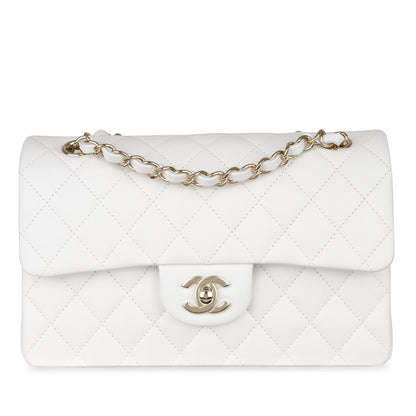 Chanel Small Classic Flap - White Caviar