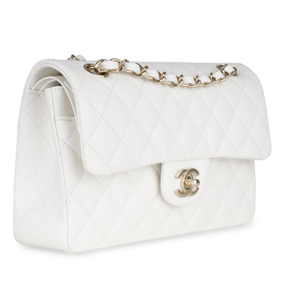Chanel Classic Flap Caviar Gold Shoulder Bag Style 45