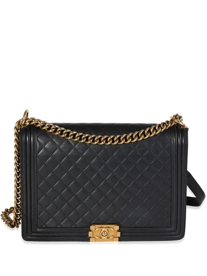 CHANEL QUILTED LAMBSKIN XL BOY FLAP BAG