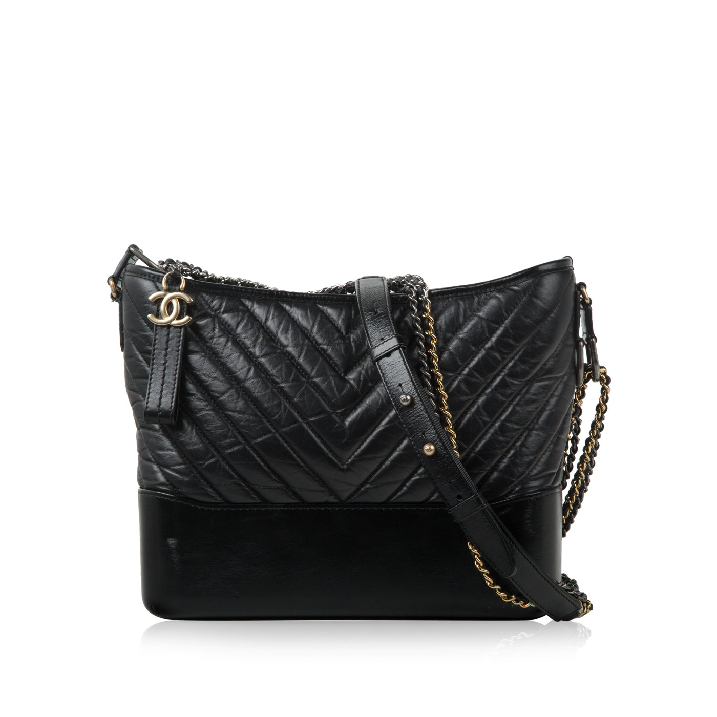 Chanel Classic Flap Quilted Black Shoulder Bag Style 4