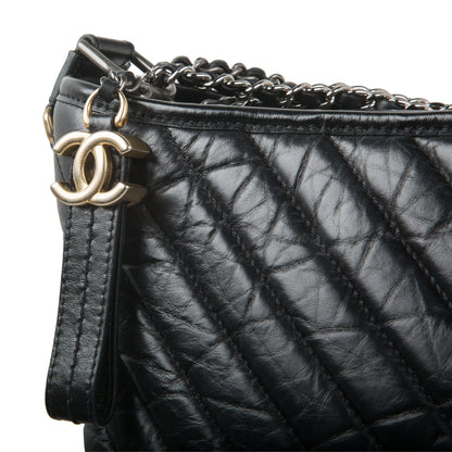 Chanel Classic Flap Quilted Black Shoulder Bag Style 4