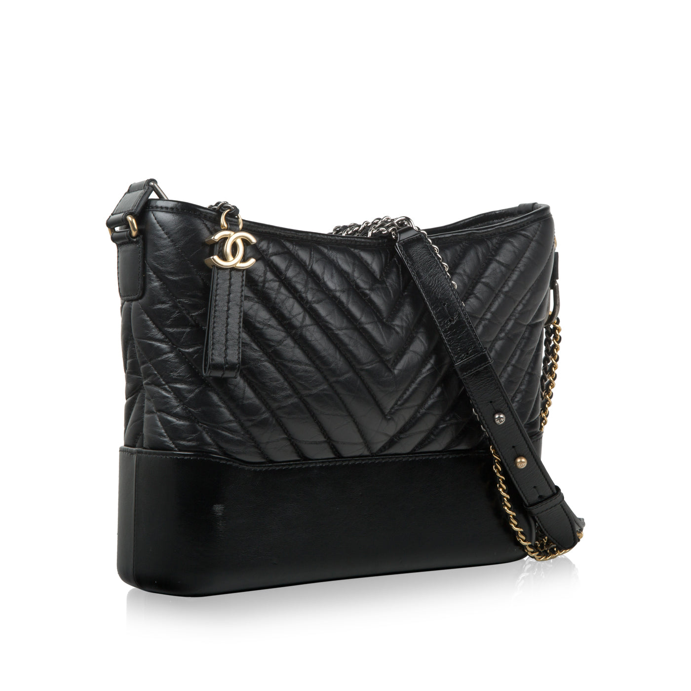 Chanel Classic Flap Quilted Black Shoulder Bag Style 4