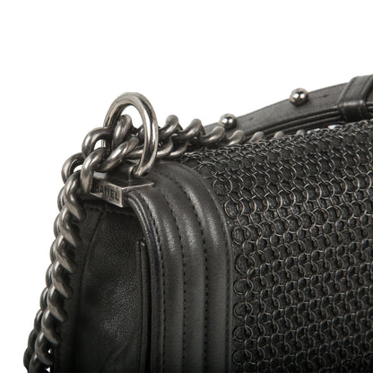 Chanel Boy Bag Leather Black Shoulder Bag Style 8