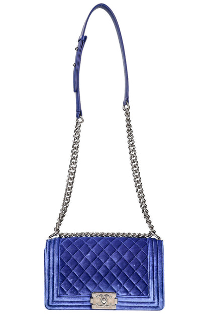 Chanel Boy Blue Luxury Handbag Style