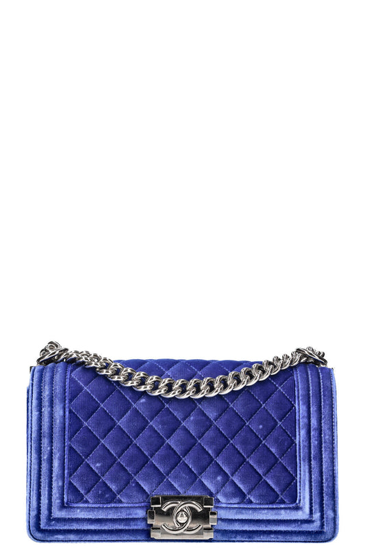 Chanel Boy Blue Luxury Handbag Style