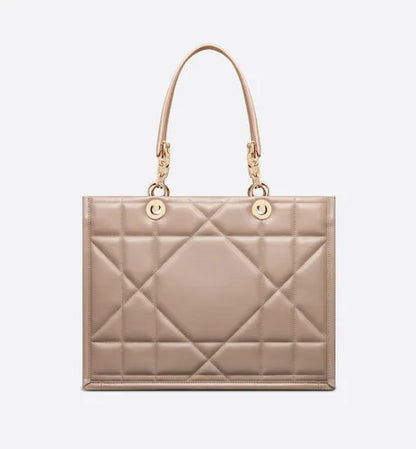 CHRISTIAN DIOR MEDIUM DIOR CALFSKIN LEATHER ESSENTIAL TOTE BAG