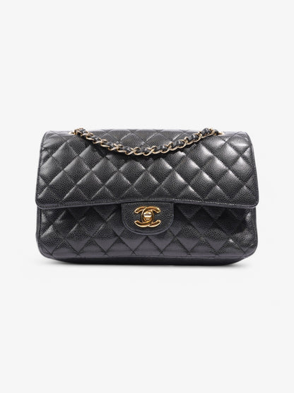 Chanel Classic Double Flap Black Caviar Leather Small