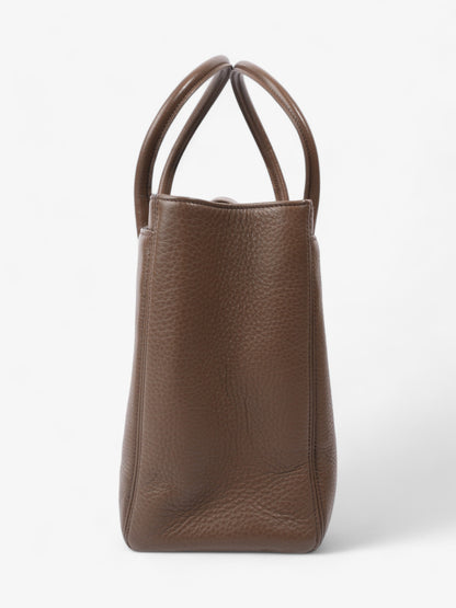 Chanel Executive Cerf Tote Brown Leather