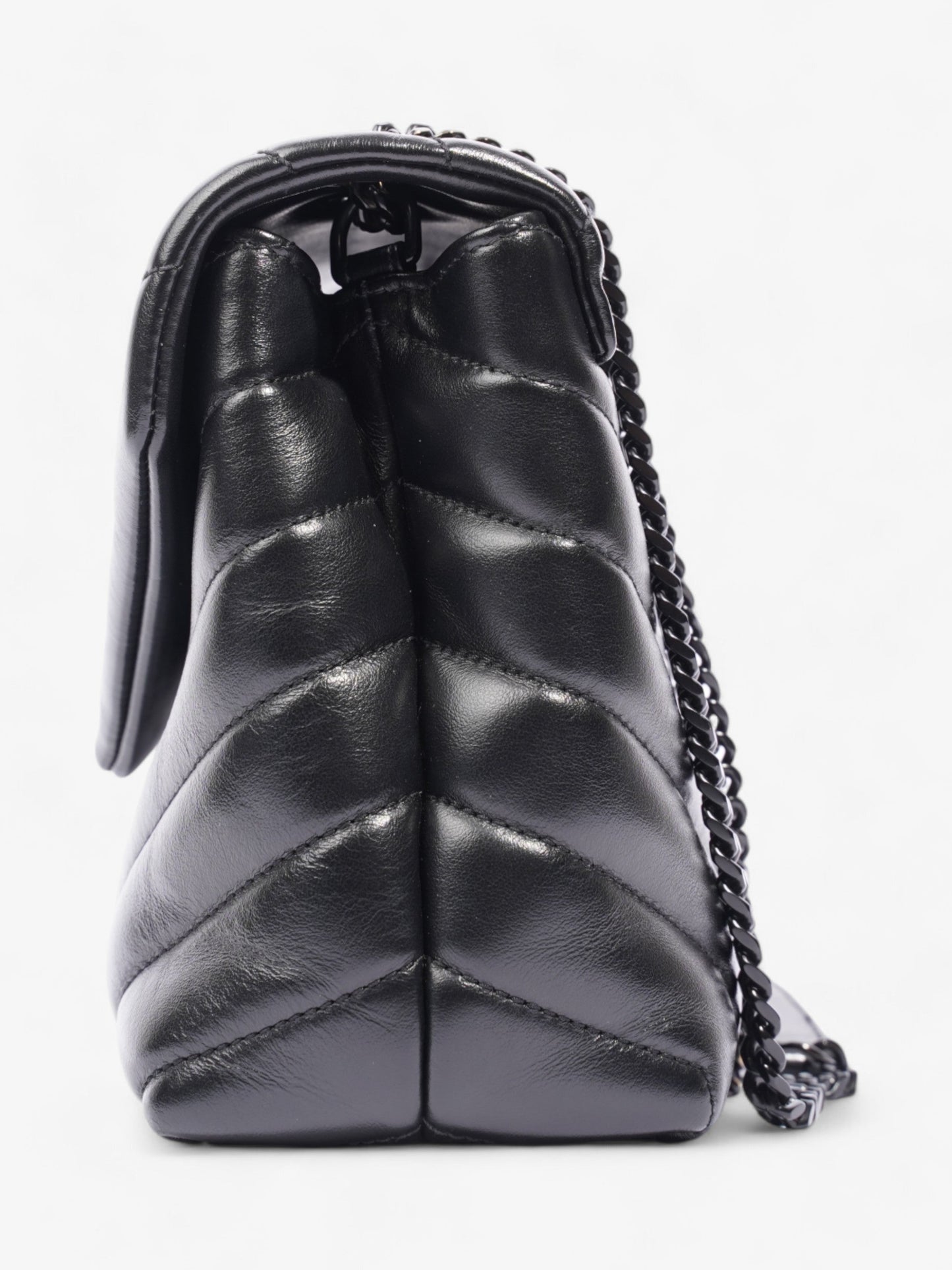 Saint Laurent Loulou Leather Black Shoulder Bag Style 11