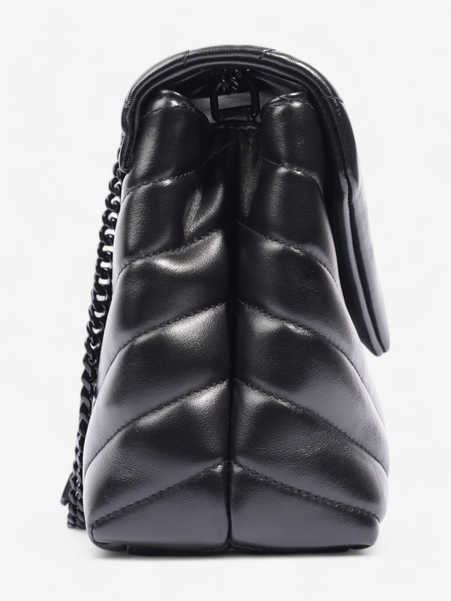 Saint Laurent Loulou Leather Black Shoulder Bag Style 11