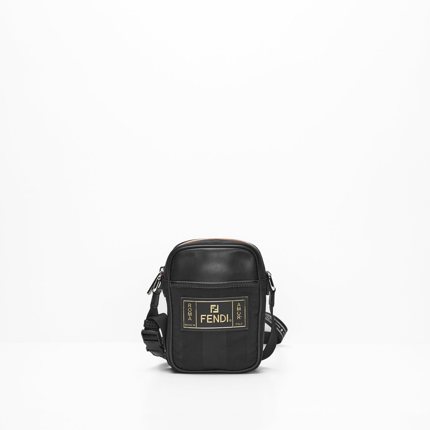 Fendi Luxury Leather Black Handbag