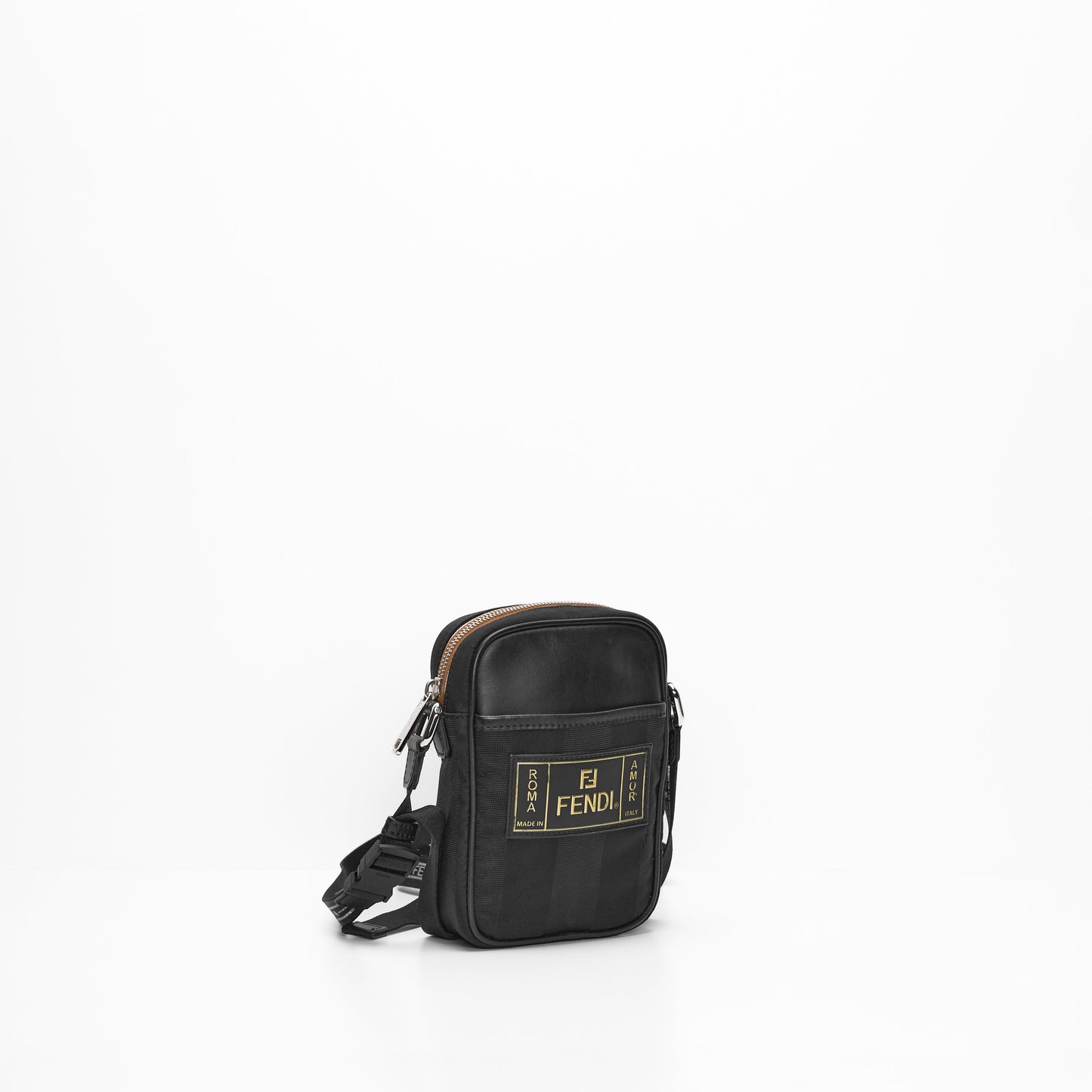 Fendi Luxury Leather Black Handbag