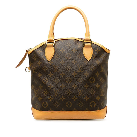 Brown Louis Vuitton Monogram Lockit PM HandBag