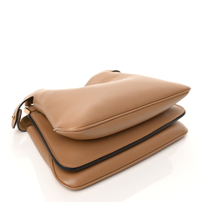 Fendi Vitello Small Soft Peekaboo Cappuccino