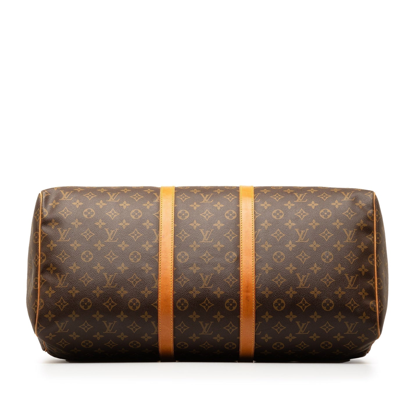 Brown Louis Vuitton Monogram Keepall 55 Travel Bag