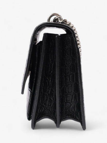 Saint Laurent Sunset Leather Black Shoulder Bag Style 11