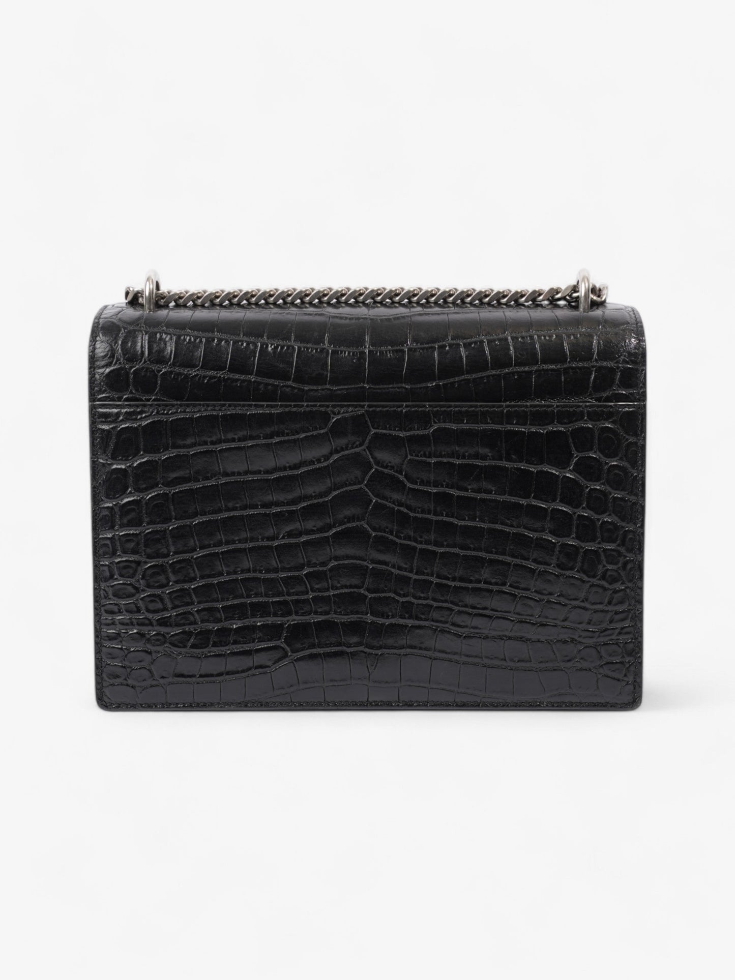 Saint Laurent Sunset Leather Black Shoulder Bag Style 11
