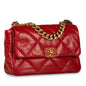 Chanel Chanel 19 Lambskin Gold Shoulder Bag Style 23
