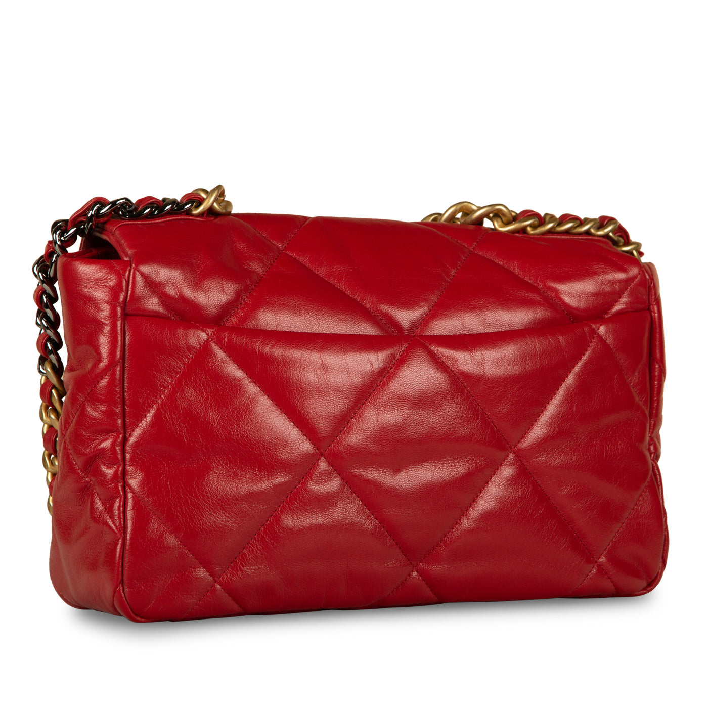 Chanel Chanel 19 Lambskin Gold Shoulder Bag Style 23
