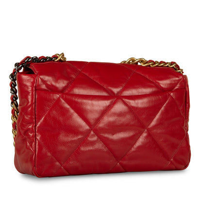 Chanel Chanel 19 Lambskin Gold Shoulder Bag Style 23
