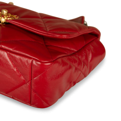 Chanel Chanel 19 Lambskin Gold Shoulder Bag Style 22