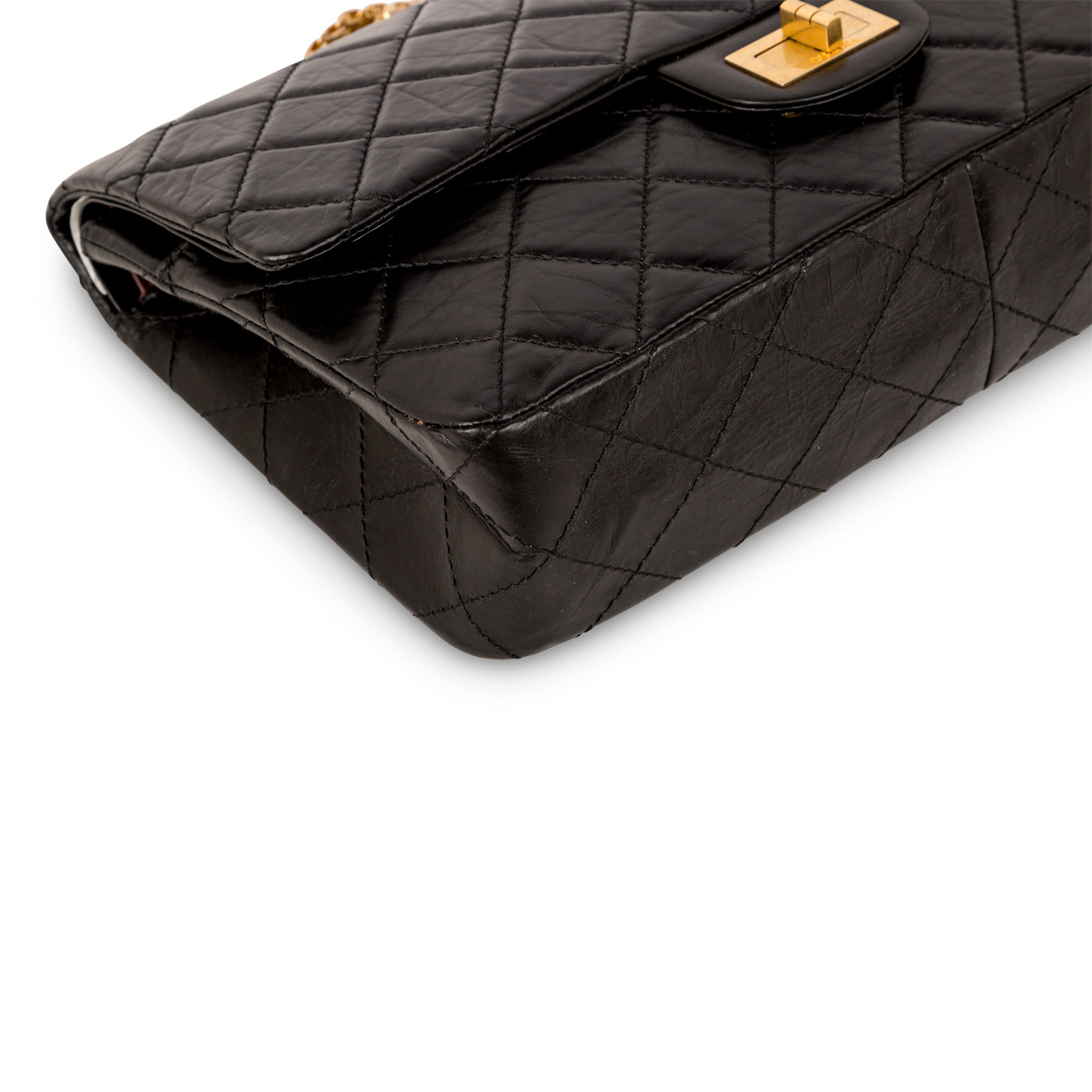 Chanel Classic Flap Calfskin Black Shoulder Bag Style 8