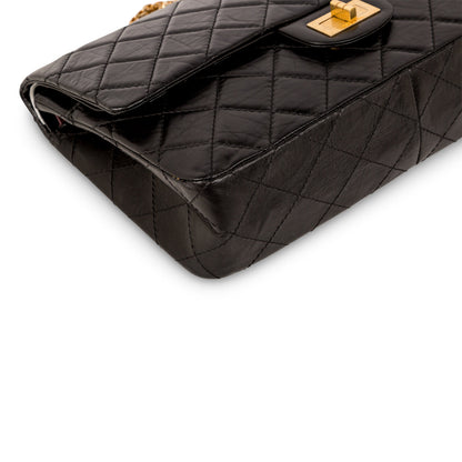 Chanel Classic Flap Calfskin Black Shoulder Bag Style 8