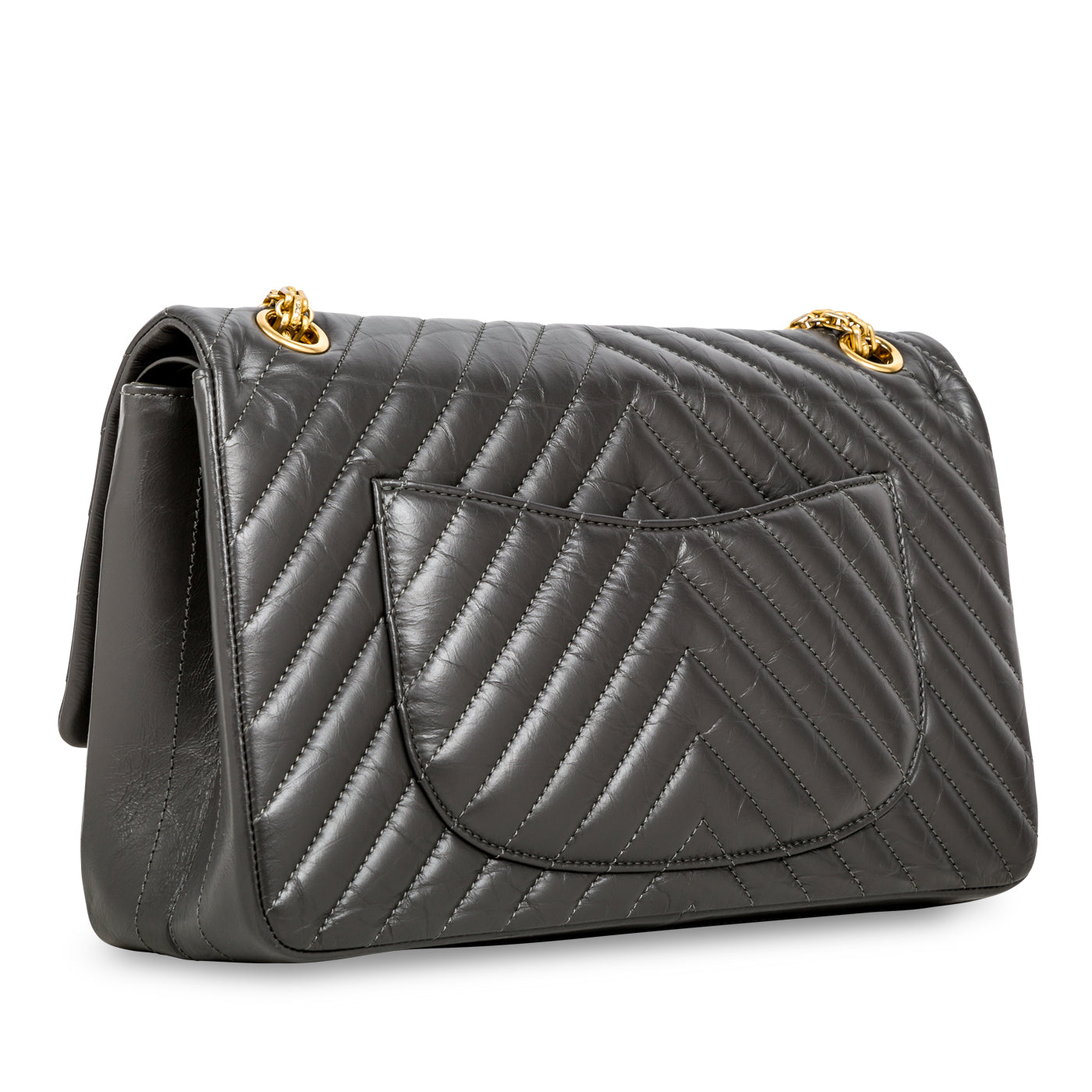 Chanel Classic Flap Calfskin Black Shoulder Bag Style 18