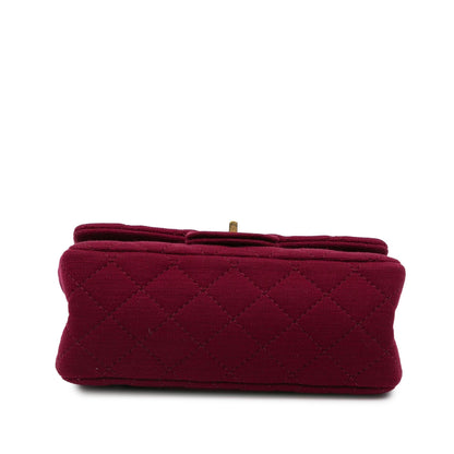 Chanel 2 55 Reissue Mini Quilted Jersey Double Flap