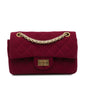 Chanel 2 55 Reissue Mini Quilted Jersey Double Flap