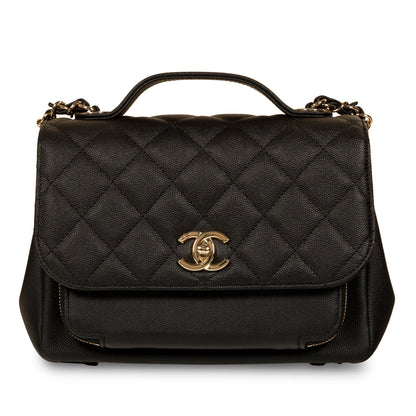 Chanel Timeless Caviar Black Shoulder Bag Caviar