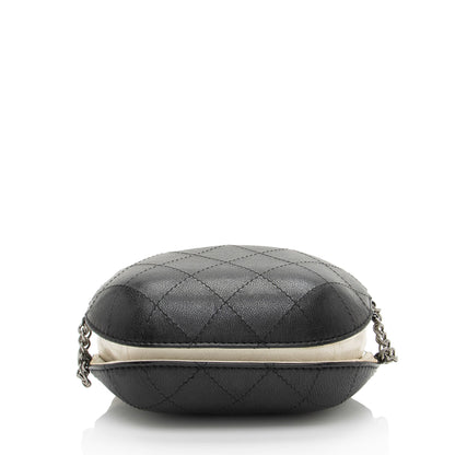 Chanel Aged Calfskin Gabrielle Small Chain Bucket Bag