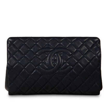 Chanel Classic Cc Clutch - Caviar