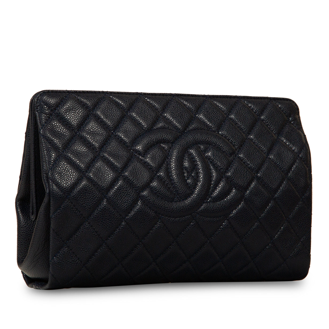 Chanel Classic Cc Clutch - Caviar