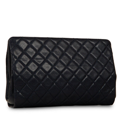 Chanel Classic Cc Clutch - Caviar