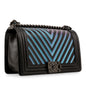 Chanel Boy Bag Lambskin Black Shoulder Bag Style 62