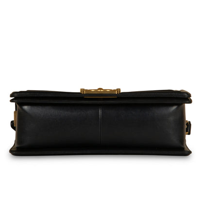 Chanel Classic Flap Lambskin Black Shoulder Bag Style 10