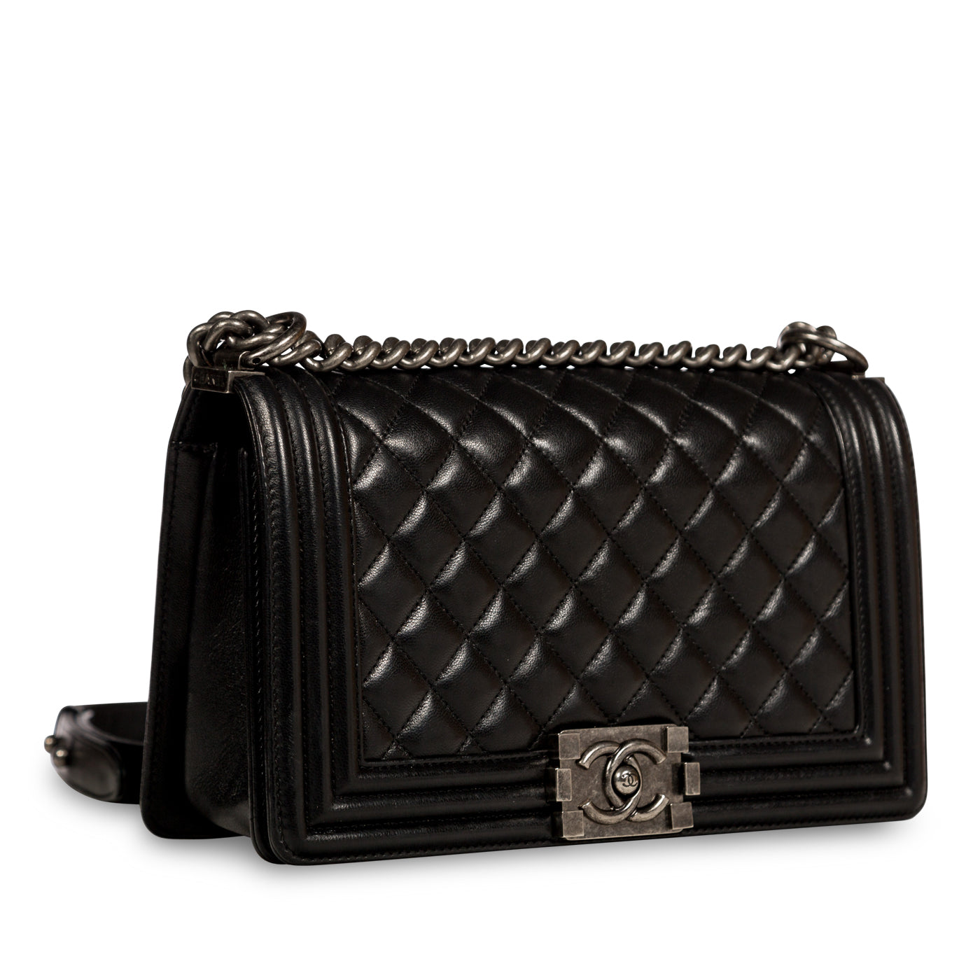 Chanel Boy Bag - Old Medium - Lambskin