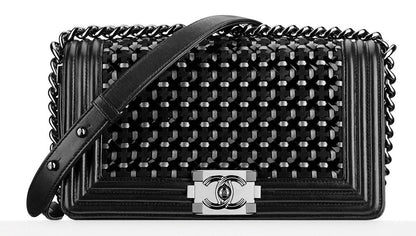 Chanel Boy Lambskin Shoulder Bag Style 25