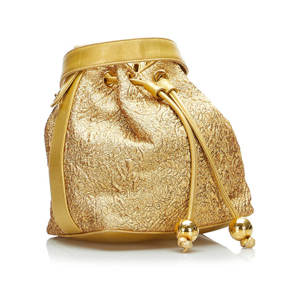 Chanel Brocade Bucket Bag (SHG-qezhHO)