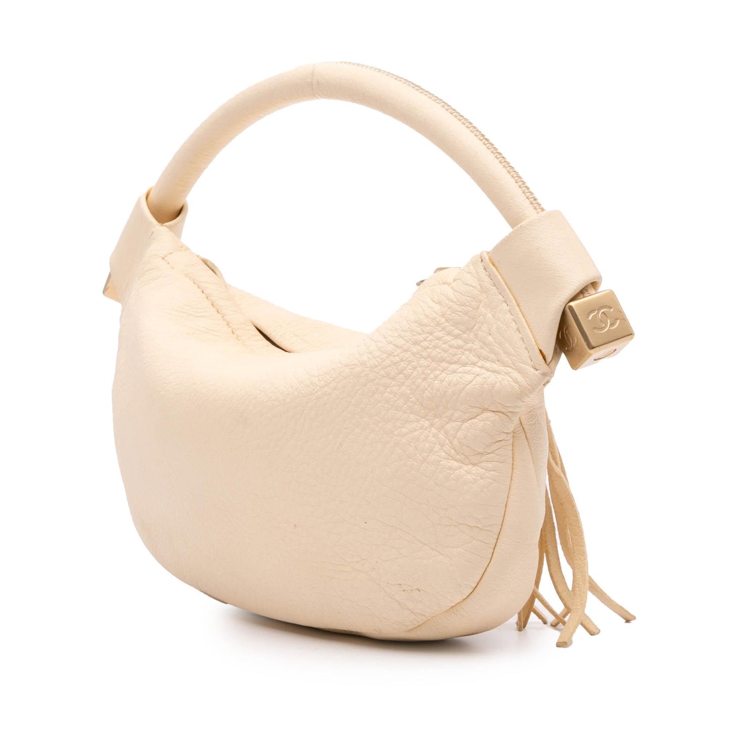 Chanel Cc Calfskin Tassel Hobo