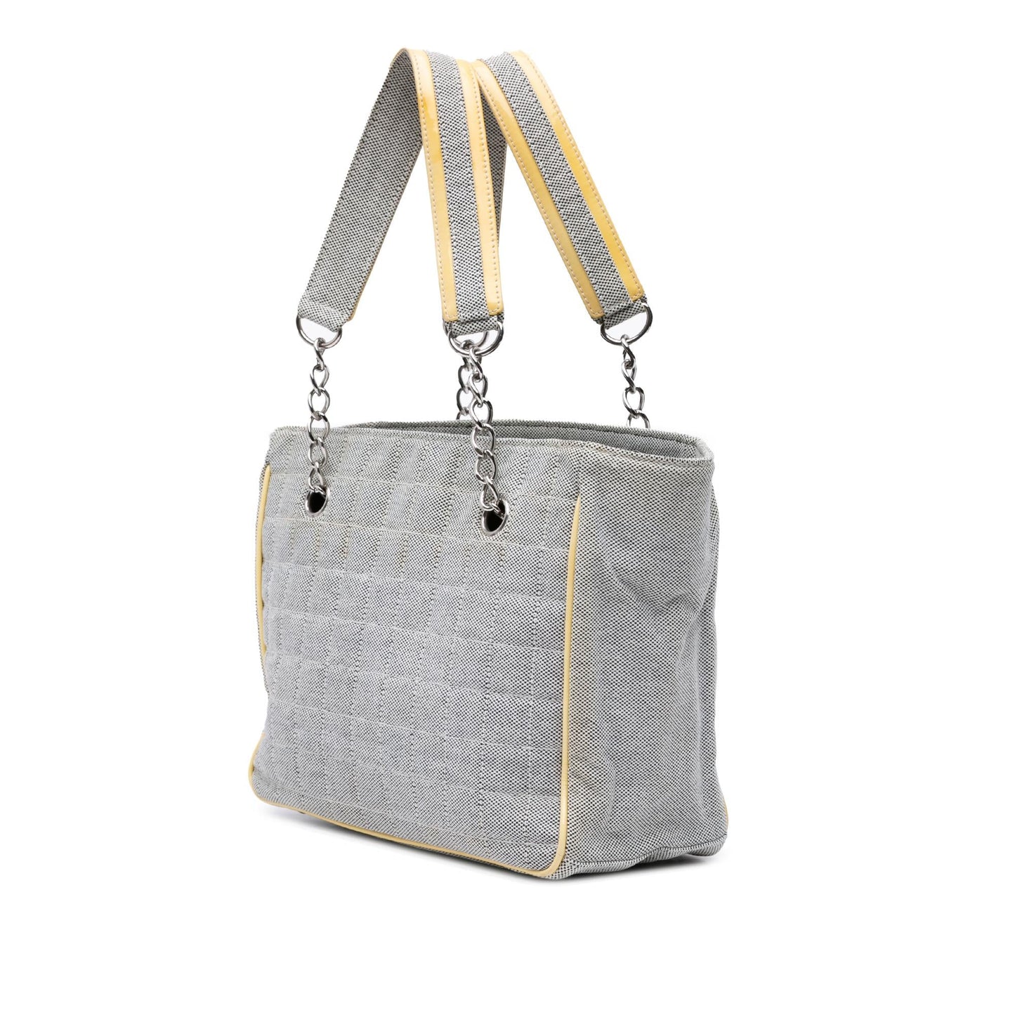 Chanel Cc Camellia No 5 Choco Bar Canvas Tote